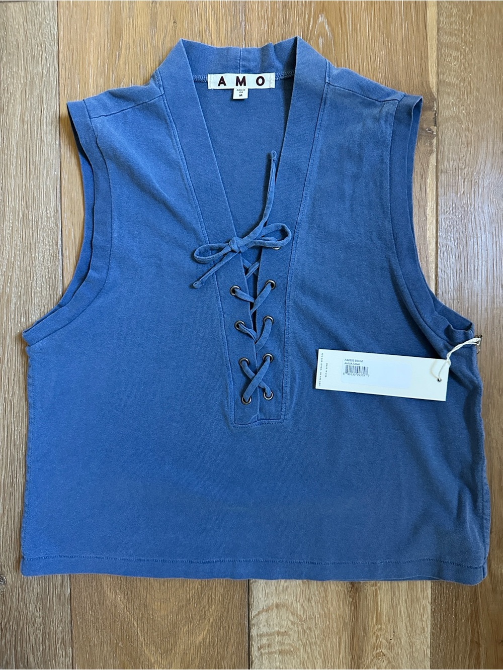 BNWT Amo Tank with Front Ties size Medium